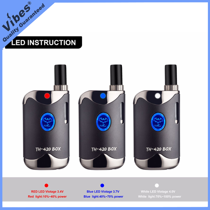 Authentic Kangvape TH420 Thick Oil Vaporizer Kit With 650mah Preheating Vape Battery and 510 Thread Empty Cartridge, Mix colors
Authentic Kangvape TH420 Thick Oil Vaporizer Kit With 650mah Preheating Vape Battery and 510 Thread Empty Cartridge, Mix colors