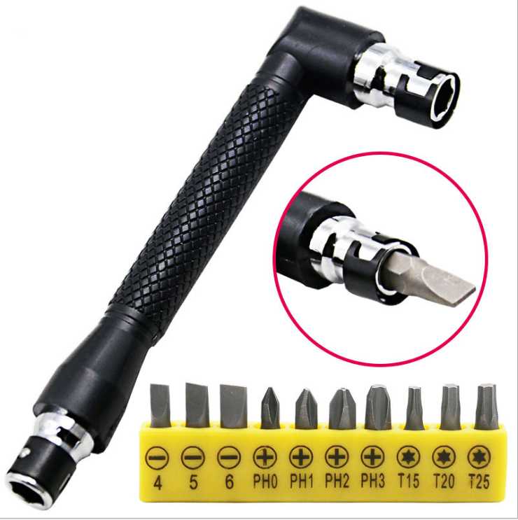 Petpig Dual Head L-shaped Mini Socket Wrench 1/4" 6.35mm Screwdriver Bits Key Utility Tool And Screwdriver Bit Drill Set
Petpig Dual Head L-shaped Mini Socket Wrench 1/4" 6.35mm Screwdriver Bits Key Utility Tool And Screwdriver Bit Drill Set
