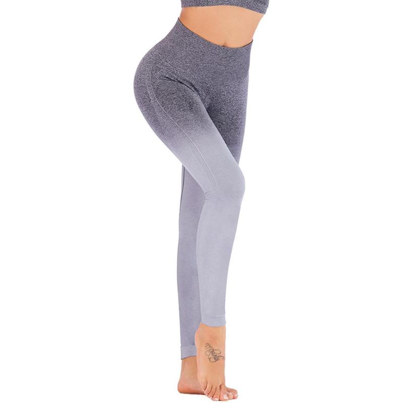 Fashion Gradient Design Knight Boots Winter High Heel Boots Women Yoga Pants Sports Underwear Whole Quick delivery CSV
