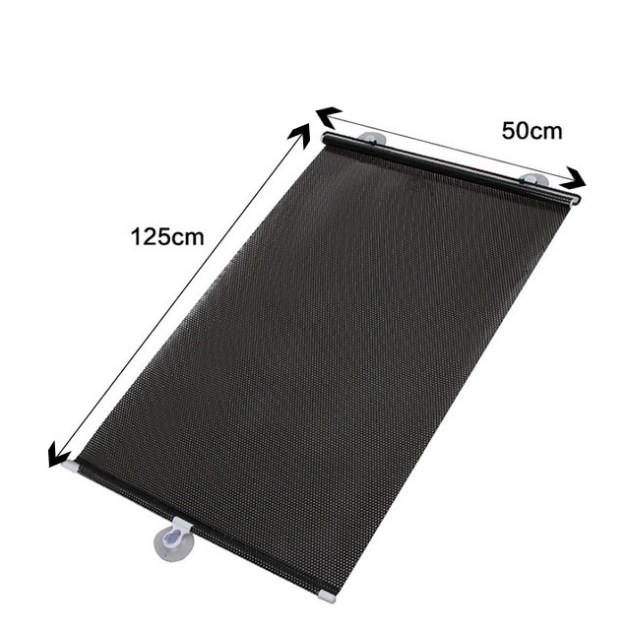 Car Sunshade Curtain Rear Side Window Front Back Windshield Sun Block Blinks Black Cover Suction Cup Universal Cars Accessories 4.5