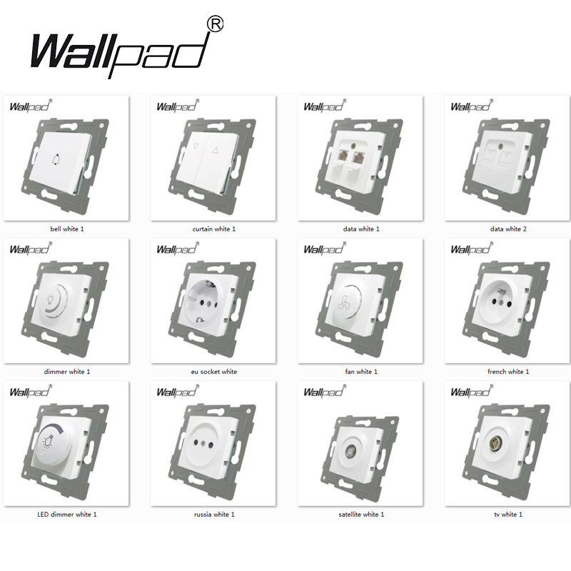DIY EU Function Key L6 For Module White Button Switch and Socket with Mounting Wallpad L6 Series
DIY EU Function Key L6 For Module White Button Switch and Socket with Mounting Wallpad L6 Series
