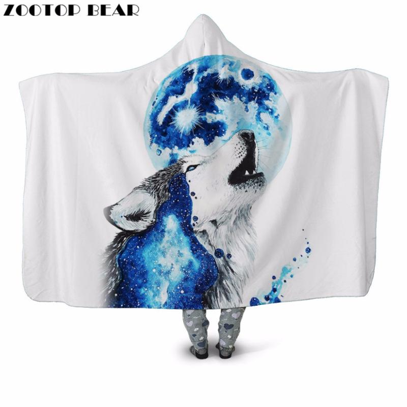 Galaxy Wolf&Moon 3D Printed Plush Hooded Blanket for Adult Youth Warm Wearable Couch Fleece Throw Blanket Home Office Washable
Galaxy Wolf&Moon 3D Printed Plush Hooded Blanket for Adult Youth Warm Wearable Couch Fleece Throw Blanket Home Office Washable