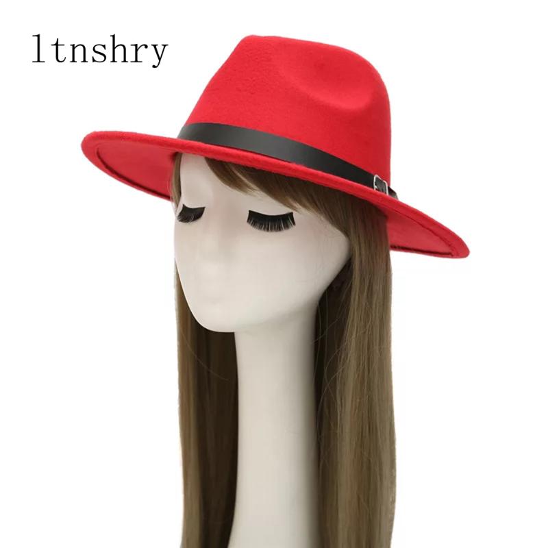 New Chapeau Feutre Women's Chapeau Design Wing Wide Hats men Jazz top Hat Felt Hat For Laday Cap Panama chapeu fedora
New Chapeau Feutre Women's Chapeau Design Wing Wide Hats men Jazz top Hat Felt Hat For Laday Cap Panama chapeu fedora