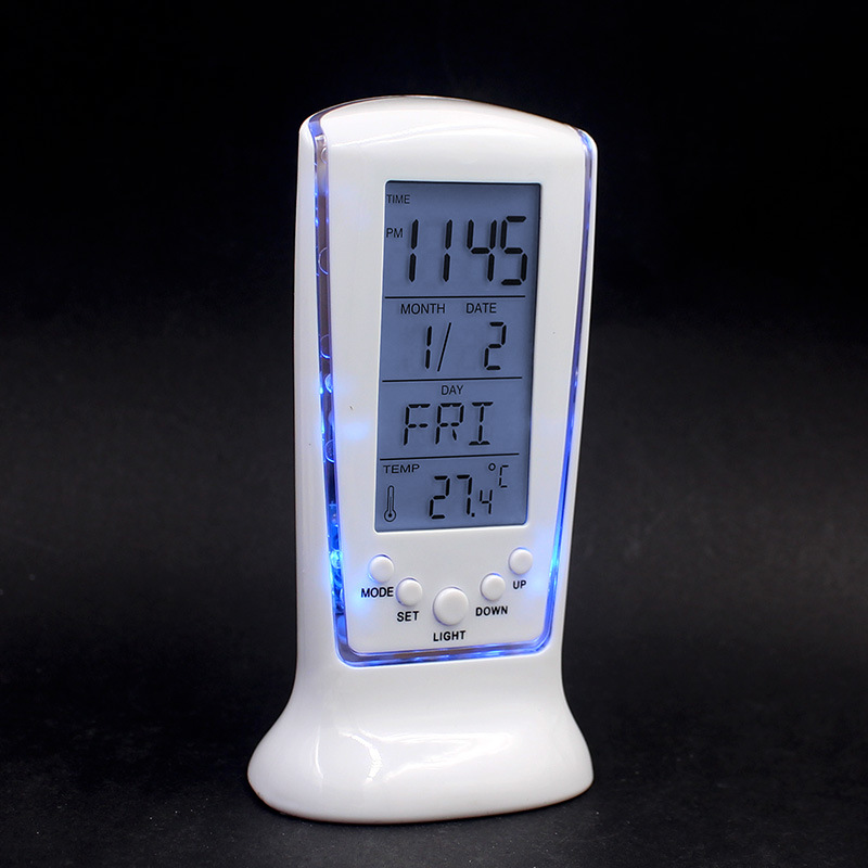 Creative LED Night Light Music Timepieces Blueray Temperature Display 510 Alarm Clock Calendar Clock
Creative LED Night Light Music Timepieces Blueray Temperature Display 510 Alarm Clock Calendar Clock