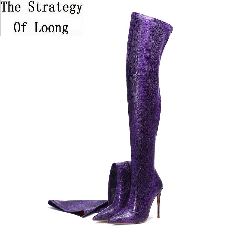 Spring Autumn Over The Knee Long Women Fashion Boots Pointed Toe Plus Size 41 42 Super High Heels Ladies Thigh High Boots 190820, Beige
Spring Autumn Over The Knee Long Women Fashion Boots Pointed Toe Plus Size 41 42 Super High Heels Ladies Thigh High Boots 190820, Beige