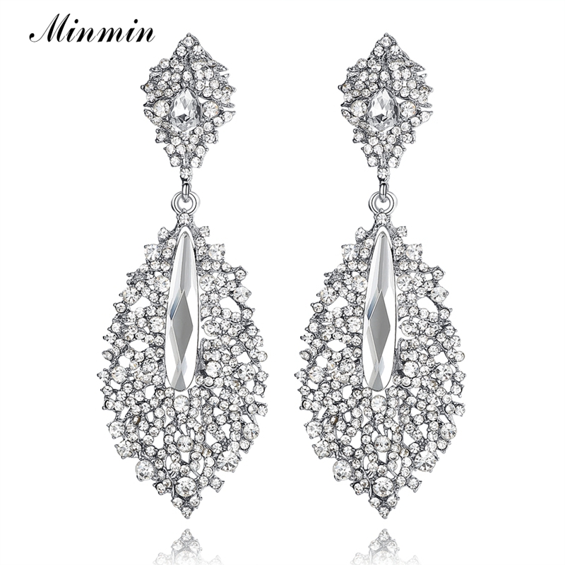 Minmin Dangle Leaves Earrings for Women Wedding Accessories Top Crystal Bridal Jewelry Long Drop Earrings EH214
Minmin Dangle Leaves Earrings for Women Wedding Accessories Top Crystal Bridal Jewelry Long Drop Earrings EH214