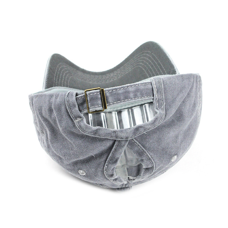 Ponytail Baseball Cap Messy Hats For Women Washed Cotton Snapback Caps Casual Summer Sun Visor Female Outdoor Sport Hat