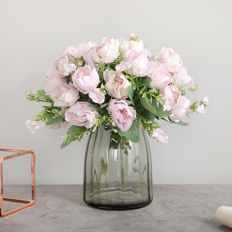 Fleurs Artificielles En Soie Haute Qualite 7 Small Peony Dining Table Living Room Wedding Decoration Flower Simulation Bouquet, Blue
Fleurs Artificielles En Soie Haute Qualite 7 Small Peony Dining Table Living Room Wedding Decoration Flower Simulation Bouquet, Blue