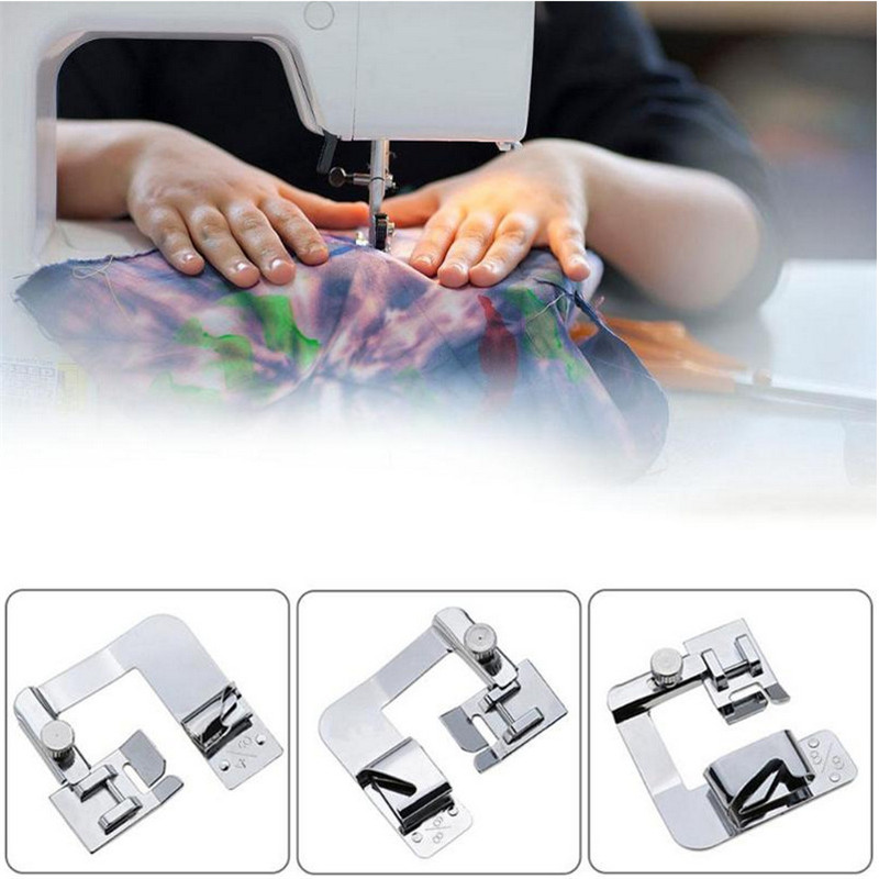 Domestic Sewing Machine Foot Presser Rolled Hem Feet Selvage Crimping Presser Household Sewing Machine Accessories
Domestic Sewing Machine Foot Presser Rolled Hem Feet Selvage Crimping Presser Household Sewing Machine Accessories