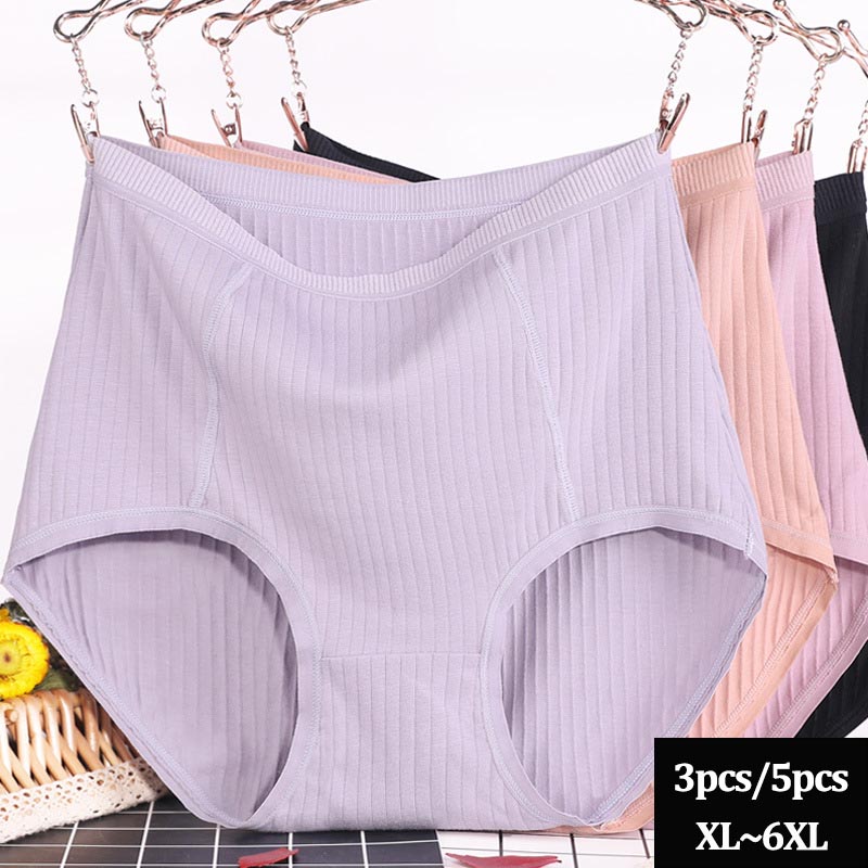 3pcs/5pcs High Waist Underwear Cotton Briefs Lingerie Panties Striped Women's Underpants Breathable Summer Female Intimates, 3pcs gray
3pcs/5pcs High Waist Underwear Cotton Briefs Lingerie Panties Striped Women's Underpants Breathable Summer Female Intimates, 3pcs gray