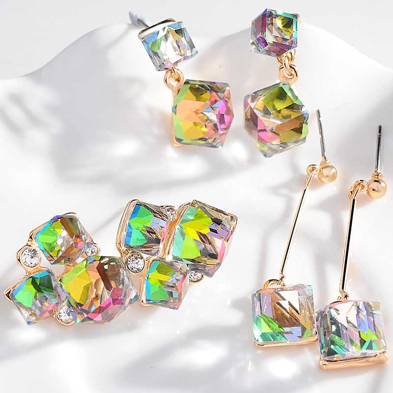 3P Fashion Geometric Cubic Zirconia Crystal Earrings for Women charm color Jewelry Earrings with Stones Brincos wholesale
3P Fashion Geometric Cubic Zirconia Crystal Earrings for Women charm color Jewelry Earrings with Stones Brincos wholesale