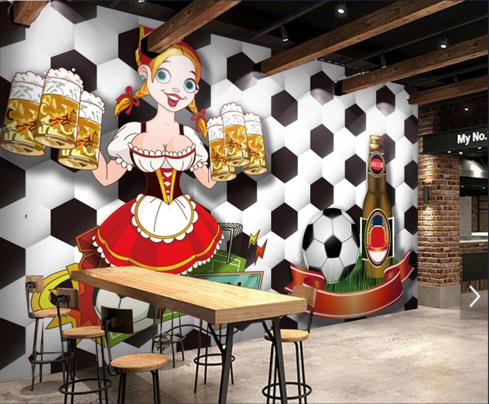 3d wallpaper custom photo mural on the wall Football Beer Plaza Hotel Tooling background home decor photo wallpaper for living room, Non-woven wallpaper
3d wallpaper custom photo mural on the wall Football Beer Plaza Hotel Tooling background home decor photo wallpaper for living room, Non-woven wallpaper