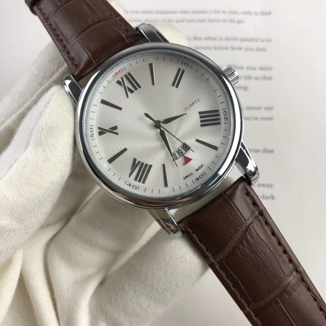 2020 New Three needle series luxury mens watches Roman numeral dial Quartz Watch designer watches MONTBL Brand Fashion black leather strap, Slivery;brown
2020 New Three needle series luxury mens watches Roman numeral dial Quartz Watch designer watches MONTBL Brand Fashion black leather strap, Slivery;brown