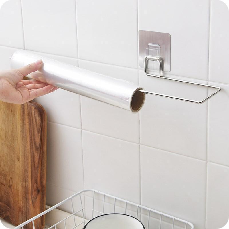 Punch-free Wall Mounted Roll Tissue hook kitchen rag hook disposable roll rag hanger
Punch-free Wall Mounted Roll Tissue hook kitchen rag hook disposable roll rag hanger