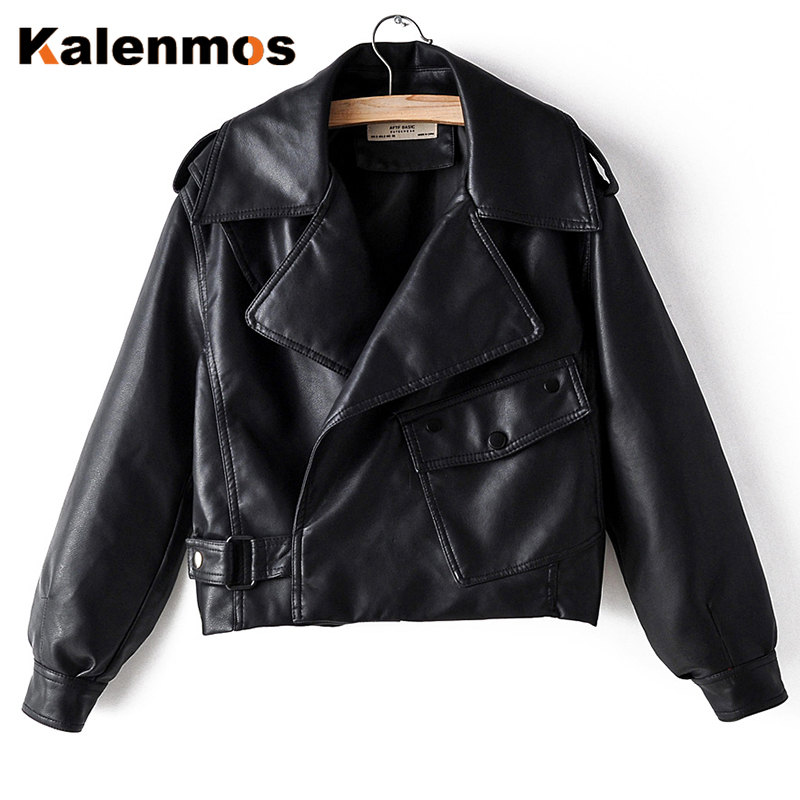 KALENMOS Women Faux Leather Jackets Spring Autumn Pu Motorcycle Biker Red Coat Loose Streetwear Korea Work Black Punk Outerwear
KALENMOS Women Faux Leather Jackets Spring Autumn Pu Motorcycle Biker Red Coat Loose Streetwear Korea Work Black Punk Outerwear