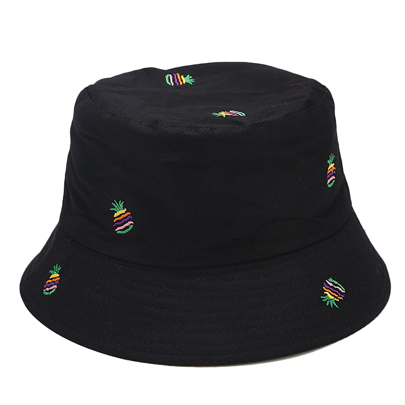 Pineapple Pattern Embroidery Panama Fashionable Hats Men and Women's Summer Outdoor Children Hip-Hop Fisherman Hats, Black
Pineapple Pattern Embroidery Panama Fashionable Hats Men and Women's Summer Outdoor Children Hip-Hop Fisherman Hats, Black