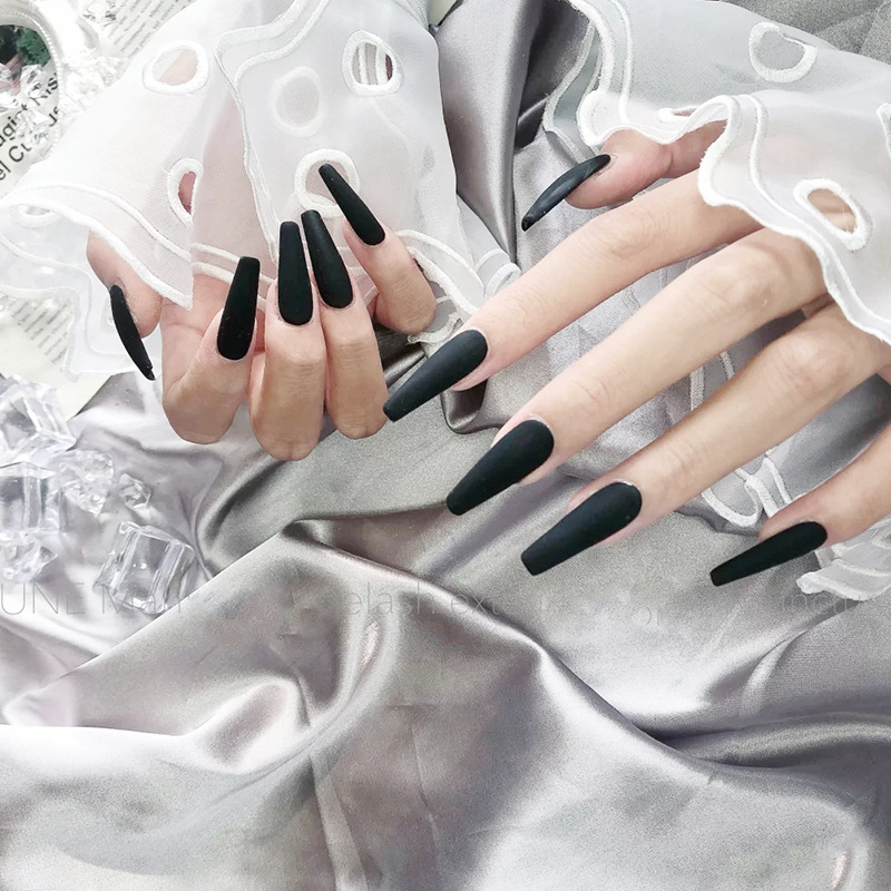 20Pcs/box Long Coffin Ballerina Press on False Nails Candy Color French Full Cover Matte Fake Nails Tips Manicure Wholesale, Red;gold
20Pcs/box Long Coffin Ballerina Press on False Nails Candy Color French Full Cover Matte Fake Nails Tips Manicure Wholesale, Red;gold