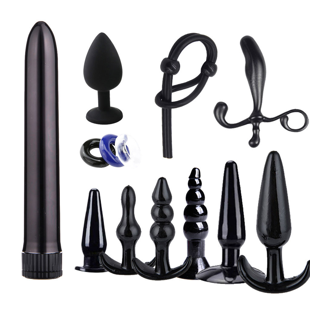7PCS Adult Diary Soft Silicone Anal Butt Plugs Dildo Massaging Vibrator Kit Set Beginner Adult Sex Toys for Men/Women Y200422