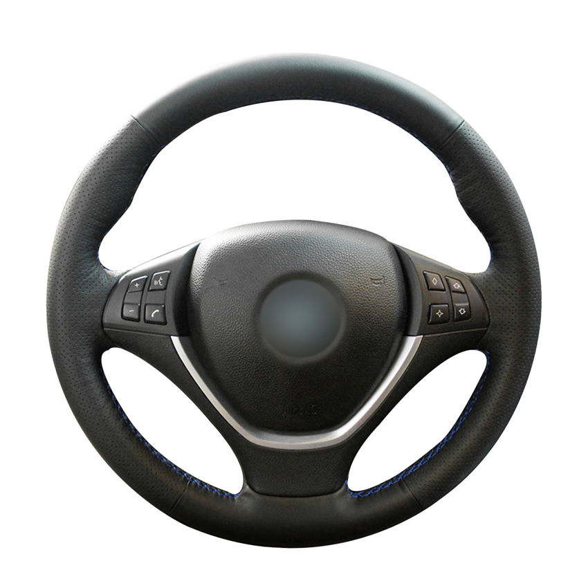 Hand-stitched Diy Black PU Artificial Leather Car Steering Wheel Cover for BMW E70 X5 2008-2013 E71 X6 2008-2014 Accessories
Hand-stitched Diy Black PU Artificial Leather Car Steering Wheel Cover for BMW E70 X5 2008-2013 E71 X6 2008-2014 Accessories