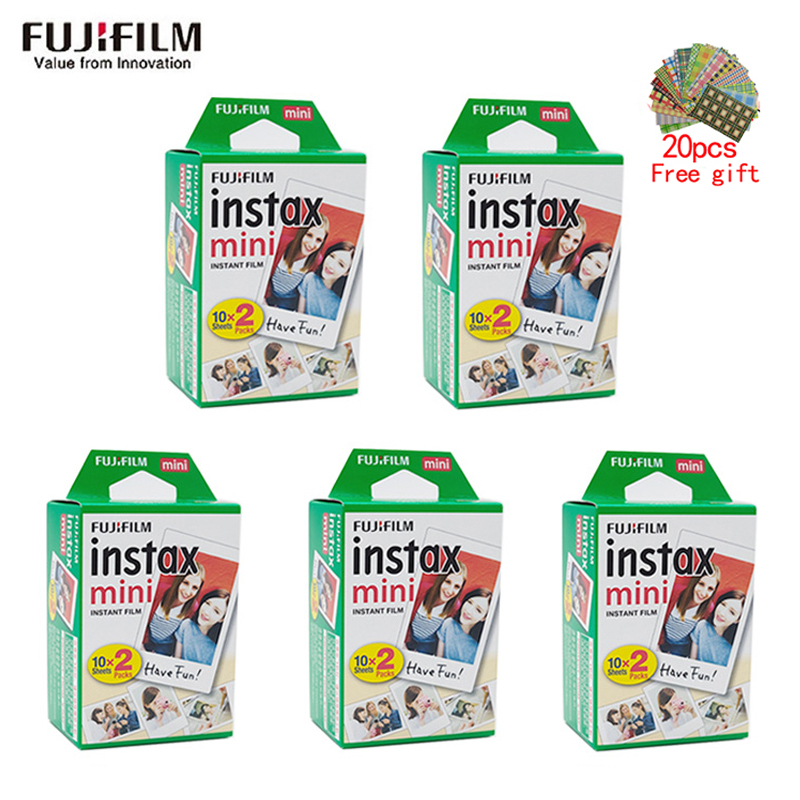 

Film Cameras 20 - 100 Sheets Instax Mini White Instant Po Paper For 8 9 7s 70 25 50s 90 Camera SP-1 2