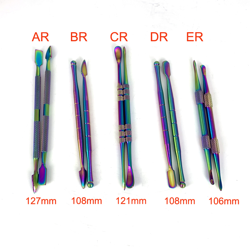 5 style Rainbow color dabber tools 106mm-127mm metal dab jar smoking tool for wax dry herb vaporizer pen titanium nail water bong
5 style Rainbow color dabber tools 106mm-127mm metal dab jar smoking tool for wax dry herb vaporizer pen titanium nail water bong