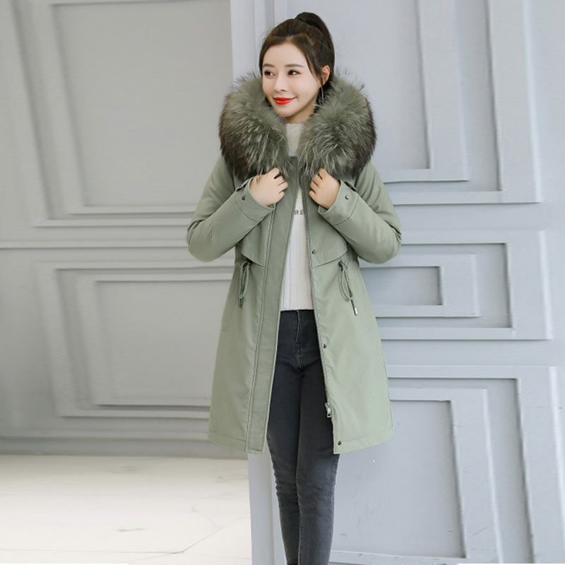 Midi Long Hooded Jacket Women Parka 2020 Thicken Winter Plus size Cotton Liner Warm Outerwear Loose Down Padded Coat femme hiver, White
Midi Long Hooded Jacket Women Parka 2020 Thicken Winter Plus size Cotton Liner Warm Outerwear Loose Down Padded Coat femme hiver, White