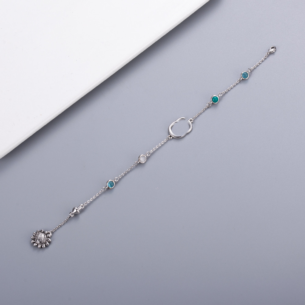 New Style Bracelet Fashion Charm Bracelet Top Quality Silver Plated Bracelet for Woman Fashion Jewelry Supply