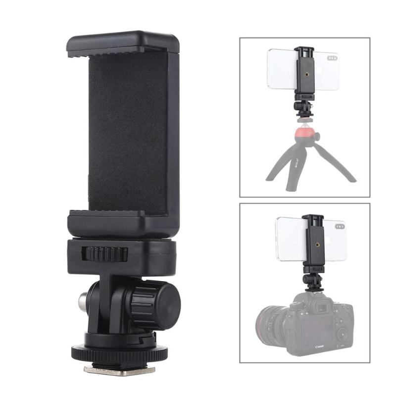 Smartphone 1/4 inch Screw Thread Cold Shoe Tripod Mount Adapter with Phone Clamp for mount Connect
Smartphone 1/4 inch Screw Thread Cold Shoe Tripod Mount Adapter with Phone Clamp for mount Connect