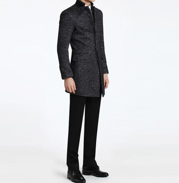 Teenage stand collar wool coat mens single breasted woolen coats business casual plus size outerwear manteau homme grey 2020, Gray
Teenage stand collar wool coat mens single breasted woolen coats business casual plus size outerwear manteau homme grey 2020, Gray