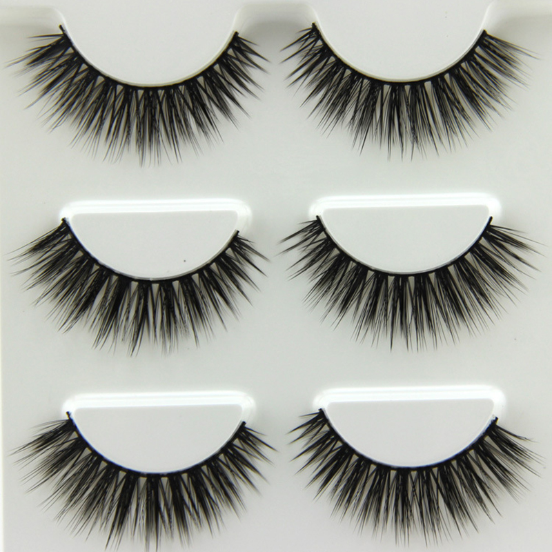 3 pairs natural false eyelashes fake lashes long makeup 3d mink lashes eyelash extension mink eyelashes for beauty
3 pairs natural false eyelashes fake lashes long makeup 3d mink lashes eyelash extension mink eyelashes for beauty
