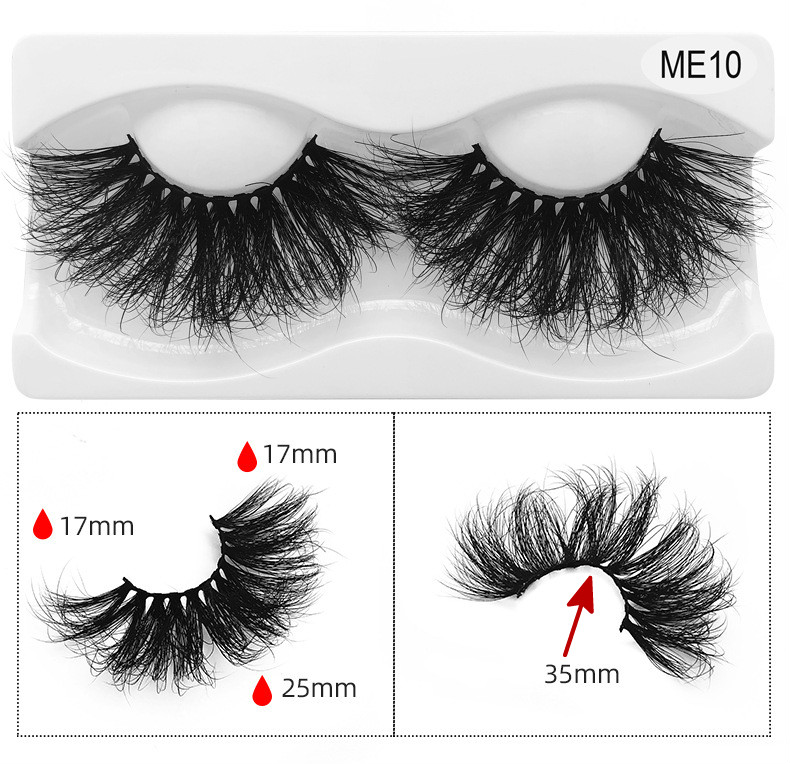 20 Styles 25 Mm 5D Mink Eyelashes Dramatic Long Mink Lashes Makeup Full Strip Lashes 25mm False Eyelashes 3D Mink Eyelashes Reusable Pestanas De Vison