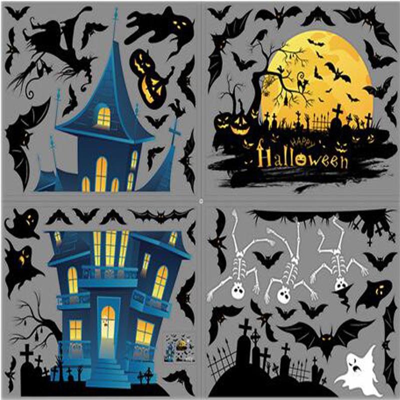 New 1pc Halloween Static Glass Window Stickers Halloween Decoration Waterproof PVC Stickers Festival Bathroom Room Decor
New 1pc Halloween Static Glass Window Stickers Halloween Decoration Waterproof PVC Stickers Festival Bathroom Room Decor