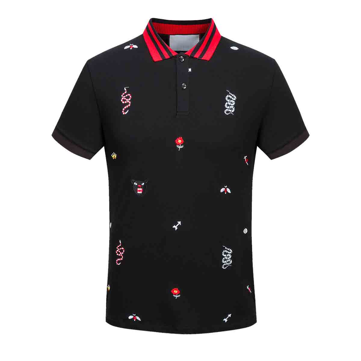 Spring Luxury Italy Tee T-Shirt Designer Polo Shirts High Street Embroidery Garter Snakes Little Bee Printing Clothing Mens Brand Polo Shirt, White;black
Spring Luxury Italy Tee T-Shirt Designer Polo Shirts High Street Embroidery Garter Snakes Little Bee Printing Clothing Mens Brand Polo Shirt, White;black