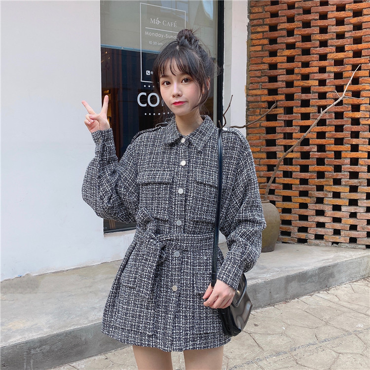 houndstooth overcoat Autumn Winter Women Windbreaker Coat Black white preppy style Casaco femin 7136#, The picture color
houndstooth overcoat Autumn Winter Women Windbreaker Coat Black white preppy style Casaco femin 7136#, The picture color