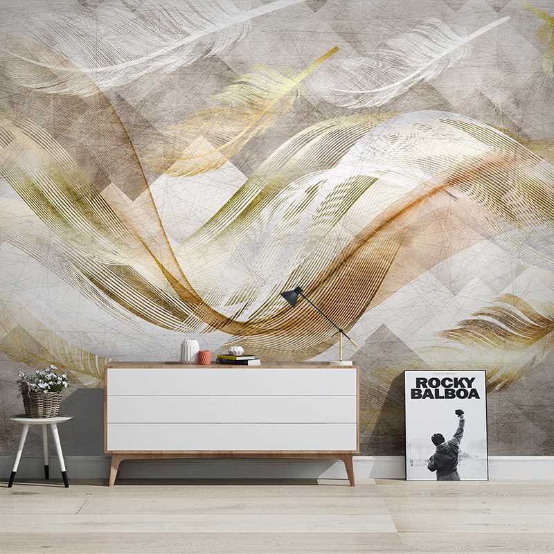 Custom Photo Wallpaper Modern Minimalist Abstract Line Feather Art Murals Living Room TV Sofa Creative Wall Papers For Walls 3 D, As pic
Custom Photo Wallpaper Modern Minimalist Abstract Line Feather Art Murals Living Room TV Sofa Creative Wall Papers For Walls 3 D, As pic