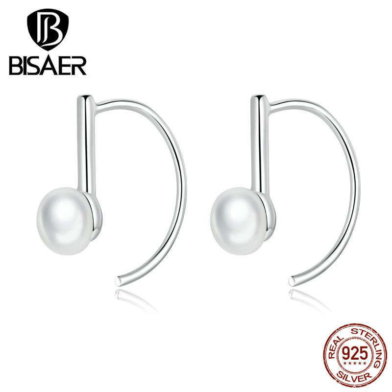 Wedding Earrings BISAER 925 Sterling Silver Geometric Pearl Stud Earrings for Women Luxury Fine Jewelry ECE604-A
Wedding Earrings BISAER 925 Sterling Silver Geometric Pearl Stud Earrings for Women Luxury Fine Jewelry ECE604-A