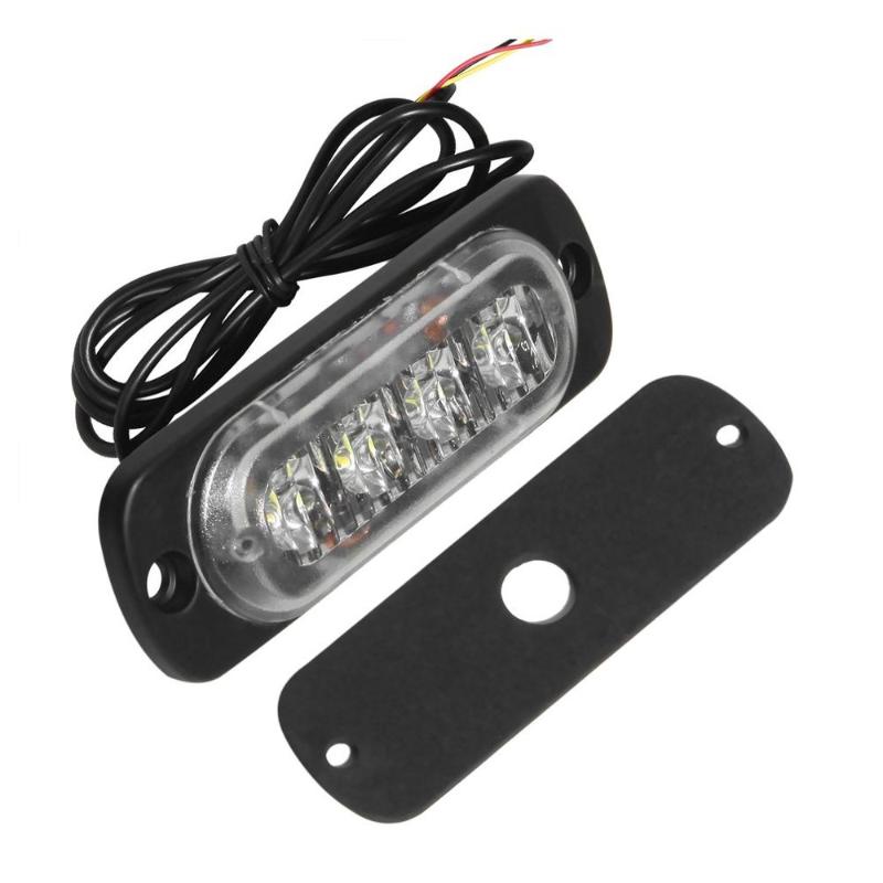 4 LED 12-24V Ultra-slim Car Vehicle Truck Strobe Flash Light Rear Side Light Car Emergency Warning Caution Lamp Styling, As pic
4 LED 12-24V Ultra-slim Car Vehicle Truck Strobe Flash Light Rear Side Light Car Emergency Warning Caution Lamp Styling, As pic