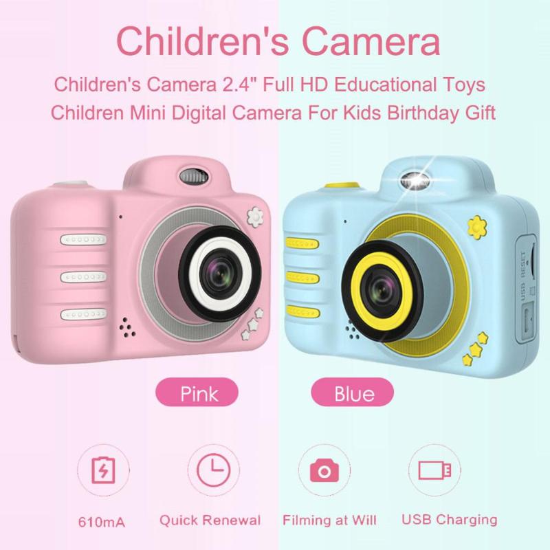8MP Children Mini Camera 2.4'' HD 1080P Kids Educational Toy Camera for Christmas Birthday Gifts Projection Video Digital
8MP Children Mini Camera 2.4'' HD 1080P Kids Educational Toy Camera for Christmas Birthday Gifts Projection Video Digital