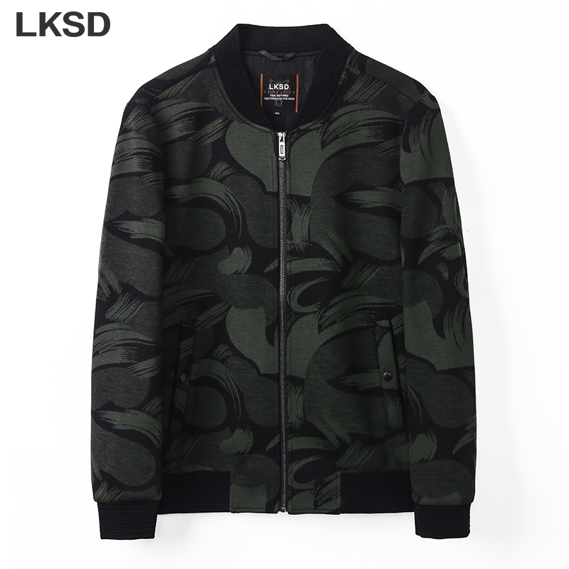 LDSD Autumn Winter Men' Jacket Fashion Printed Stand Collar Men Coat New Causal Loose Men Overcoat Tops U160790089, Green 
LDSD Autumn Winter Men' Jacket Fashion Printed Stand Collar Men Coat New Causal Loose Men Overcoat Tops U160790089, Green