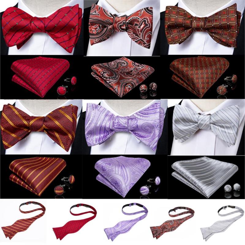 Men's Self Tie Bow Tie Paisley Wedding Red Silk Bow Handkerchief Cufflinks Set Formal Tuxedo Butterfly DiBanGu
Men's Self Tie Bow Tie Paisley Wedding Red Silk Bow Handkerchief Cufflinks Set Formal Tuxedo Butterfly DiBanGu