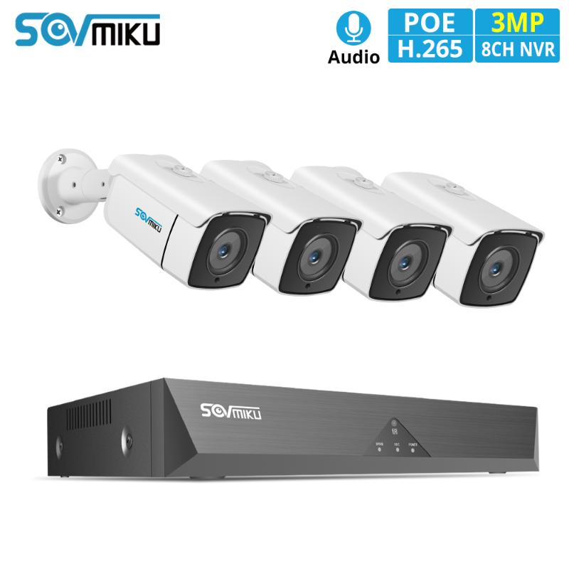 H.265 8CH 3MP POE NVR Kit Security Camera System Audio Record IP Camera Outdoor Waterproof CCTV P2P Video Surveillance Set
H.265 8CH 3MP POE NVR Kit Security Camera System Audio Record IP Camera Outdoor Waterproof CCTV P2P Video Surveillance Set