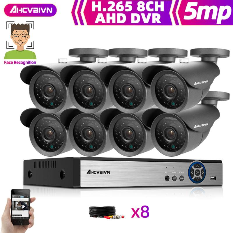 HD 5MP CCTV Camera Security System Kit 5mp AHD Cameras Outdoor IR Security Camera Video Surveillance System 8ch DVR Set
HD 5MP CCTV Camera Security System Kit 5mp AHD Cameras Outdoor IR Security Camera Video Surveillance System 8ch DVR Set