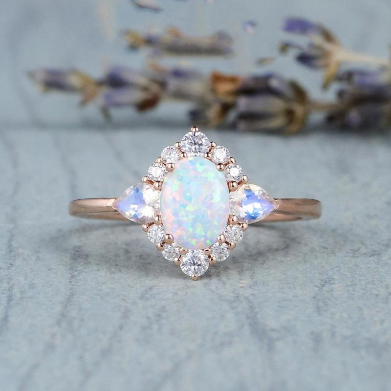 Luxury Female Opal Moonstone Thin Ring Charm Rose Gold Color Wedding Rings For Women Dainty Bridal Oval Engagement Ring
Luxury Female Opal Moonstone Thin Ring Charm Rose Gold Color Wedding Rings For Women Dainty Bridal Oval Engagement Ring