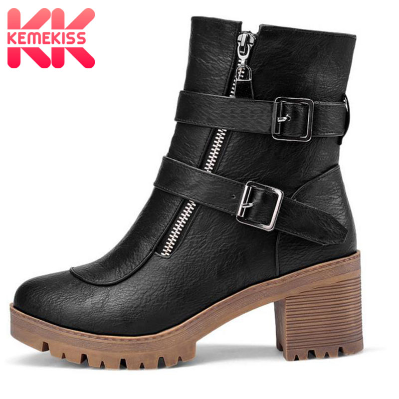 KemeKiss Size 34-43 Sexy Women Ankle High Heel Boots Zipper Winter Shoes Women Metal Buckle Thick Heel Boots Warm Short Botas, Black velvet
KemeKiss Size 34-43 Sexy Women Ankle High Heel Boots Zipper Winter Shoes Women Metal Buckle Thick Heel Boots Warm Short Botas, Black velvet