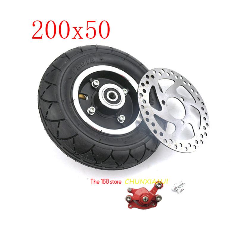 200x50 Wheel Brake Disc Pump Aluminium Alloy Hub with Inner Tube Tire for Gas Scooter Electric Scooter 200*50 Tyre
200x50 Wheel Brake Disc Pump Aluminium Alloy Hub with Inner Tube Tire for Gas Scooter Electric Scooter 200*50 Tyre