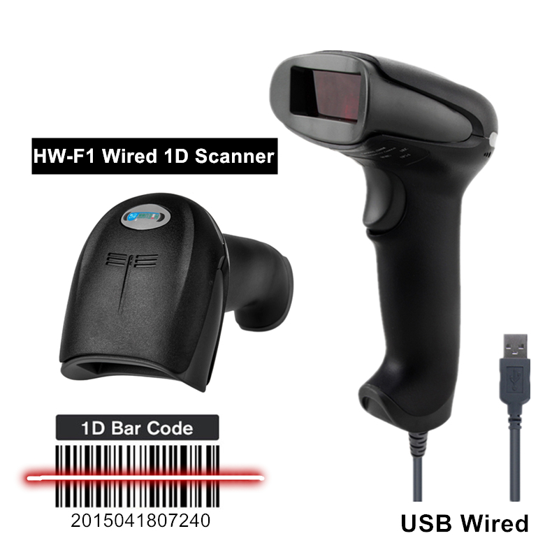HW-F1 Wired Barcode Scanner Handheld Laser Barcode Reader Portable High Speed Scanning Machine For and Inventory
HW-F1 Wired Barcode Scanner Handheld Laser Barcode Reader Portable High Speed Scanning Machine For and Inventory