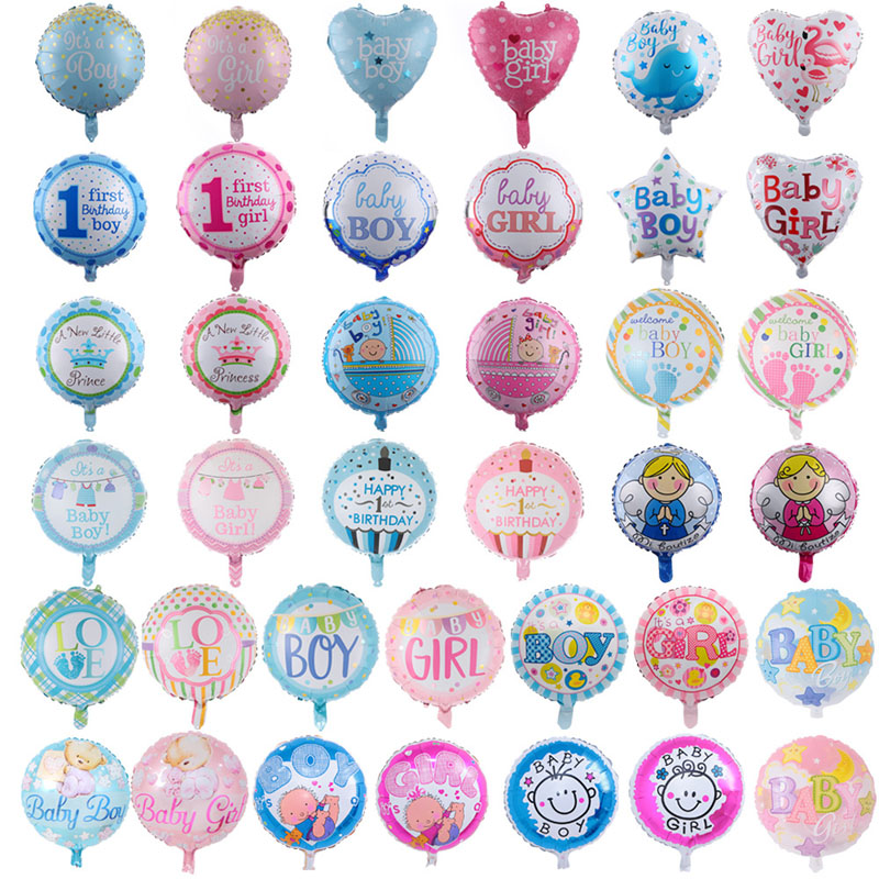Wholesale 18 inch Baby Balloons 50pcs/lot Boys & Girls Aluminium Foil Balloon Baby First Birthday Party Decorations, Multicolor
Wholesale 18 inch Baby Balloons 50pcs/lot Boys & Girls Aluminium Foil Balloon Baby First Birthday Party Decorations, Multicolor