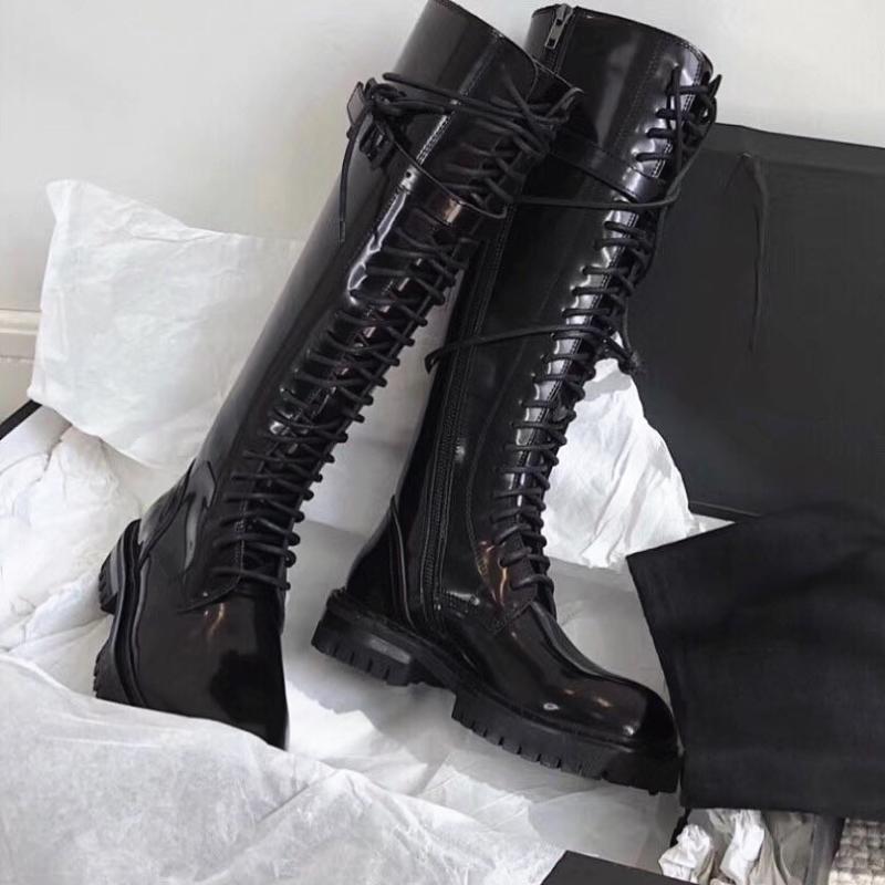 Autumn Winter Boots Patent Leather Cross Straps Boots High British Knees Women's Shoes Womens Winter Fashion 2020, Ad pic
Autumn Winter Boots Patent Leather Cross Straps Boots High British Knees Women's Shoes Womens Winter Fashion 2020, Ad pic