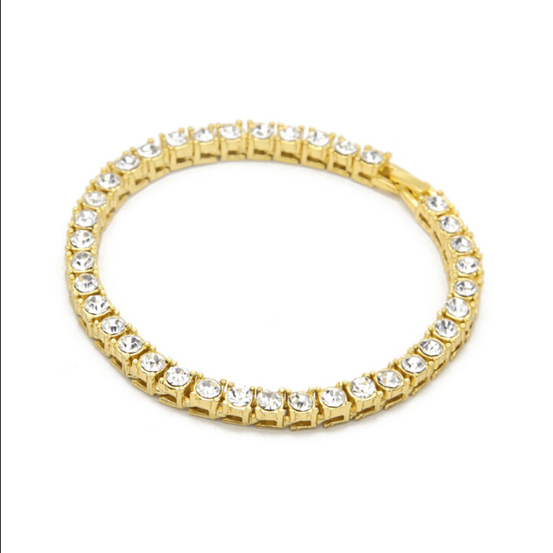 Super Luxury Dazzling Paved Tennis Bracelet,Stainless Steel Four Prong with Round Crystal Fashion Chain Bracelet For Women
Super Luxury Dazzling Paved Tennis Bracelet,Stainless Steel Four Prong with Round Crystal Fashion Chain Bracelet For Women