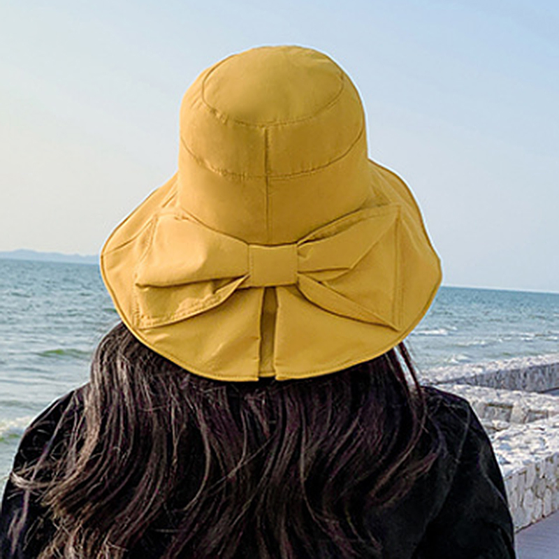 New Fashion Women Floppy Cotton Sun Hat With Bow Wide Large Brim Cap Summer Beach Foldable Neck Anti-Ultraviolet Hats, Black
New Fashion Women Floppy Cotton Sun Hat With Bow Wide Large Brim Cap Summer Beach Foldable Neck Anti-Ultraviolet Hats, Black